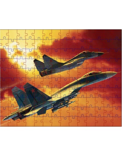 Магнитный паззл 31×28 см с фото, 210 элементов